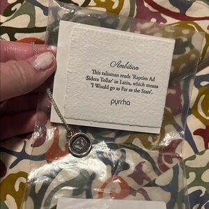 Pyrrha Silver Talisman Necklace